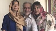 مجید مشیری در کنار همسر و خواهرش + عکس