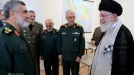 سردار حاجی زاده از رهبر انقلاب نشان جدید گرفت + عکس