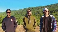 طبیعت گردی نوید محمدزاده‌ با دوستانش + عکس