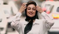 ژست مدلینگ ویدا جوان در خیابان + عکس