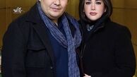 رضا داوودنژاد و همسرش + عکس