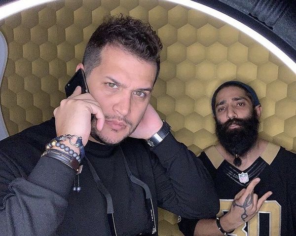 عکس متفاوتی از سیاوش خیرابی و ‌دوستش