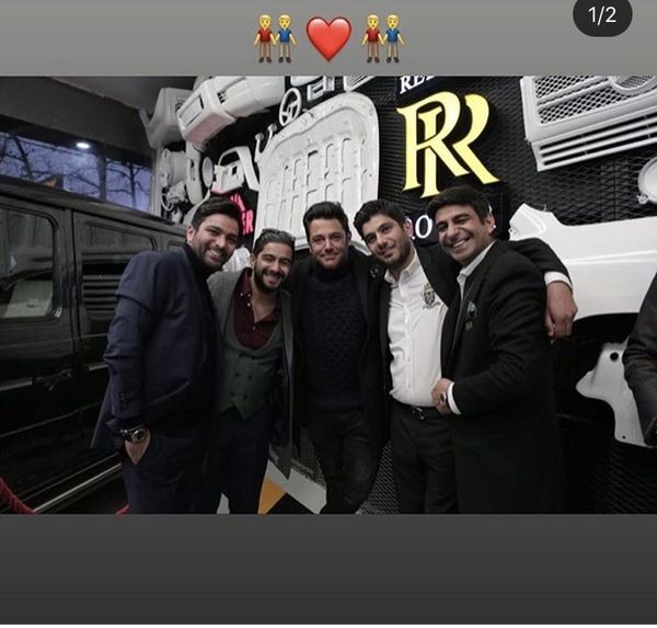 گلزار در نمایشگاه ماشینش + عکس