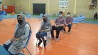 تصویری جالب از چهار قلوهای اردبیلی در صف واکسن + عکس