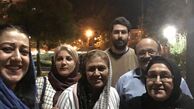 گردش بازیگر طنز مهران مدیری و خانواده در پارک
