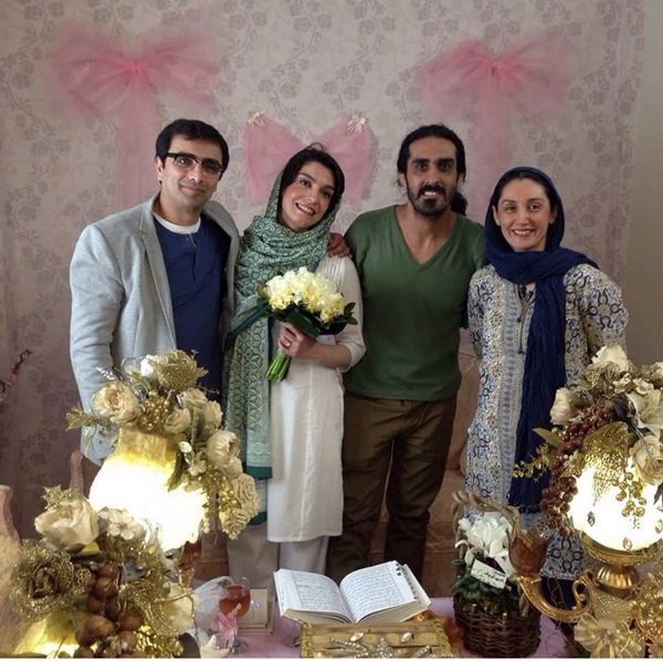 هدیه تهرانی مهمان مراسم عقد بازیگر مشهور شد + عکس