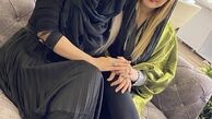 زهره فکور صبور در کنار دوستش + عکس