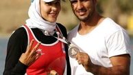 زوج ورزش ایران در اندیشه طلای جاکارتا