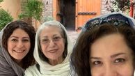 سلفی مهراوه شریفی‌نیا با رخشان بنی‌اعتماد و کارگردان در جستجوی فریده