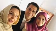 سلفی شهره سلطانی با زوج هنرمند