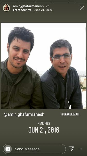 امیر غفارمنش‌ و‌ جواد عزتی در زمان های قدیم + عکس
