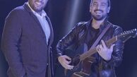 امیرعباس‌ گلاب و دوستش در کنسرت + عکس