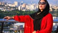 لاله اسکندری با مانتو جیغ قرمزش+عکس