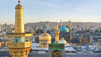 از در و دیوار حرم امام رضا(ع) رأفت می‌بارد