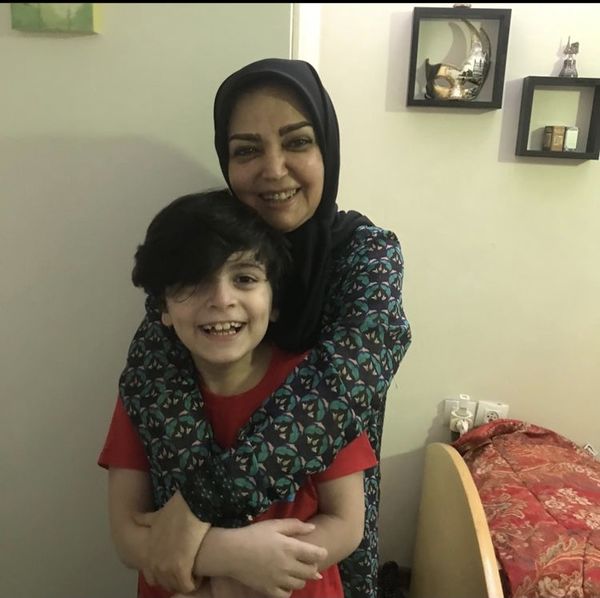 الهه رضایی و برادرزاده دوستداشتنی اش + عکس