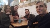 امیرمنش و همکارانش در یک رستوران + عکس