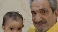 نوه یک ساله آقای بازیگر + عکس