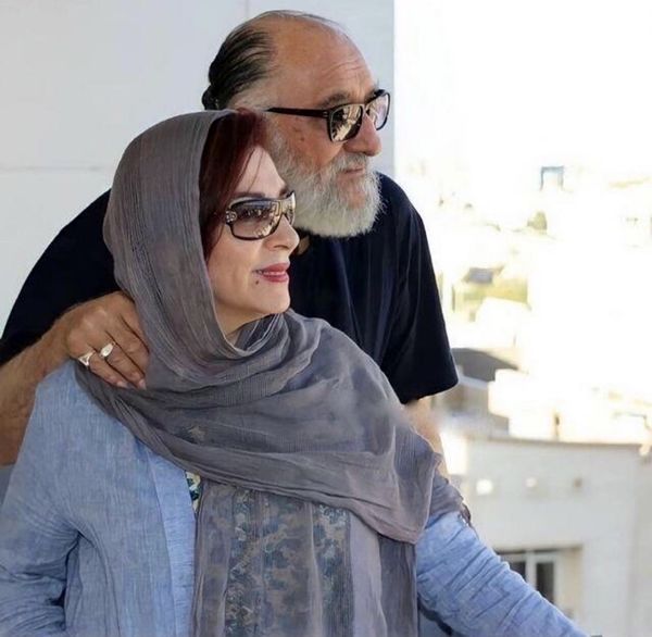 عکس عاشقانه داریوش ارجمند و همسرش
