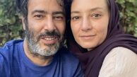 جدیدترین عکس سحر ولدبیگی و نیما فلاح در حیاط خانه شان