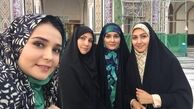 سفر مژده خنجری به مشهد+عکس